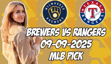 Milwaukee Brewers vs Texas Rangers 9/9/25 MLB Pick & Prediction | MLB Betting Tips