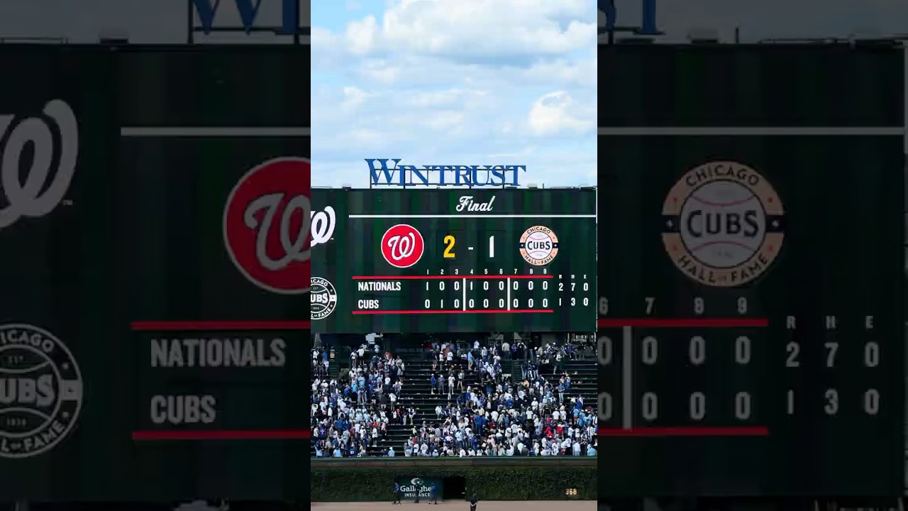 Lile Game winning homer | Cubs vs Nationals #cubs #nationals #mlb
