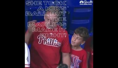 Great job by the Miami Marlins. #mlbbhighlights #baseball #Marlins #Phillies