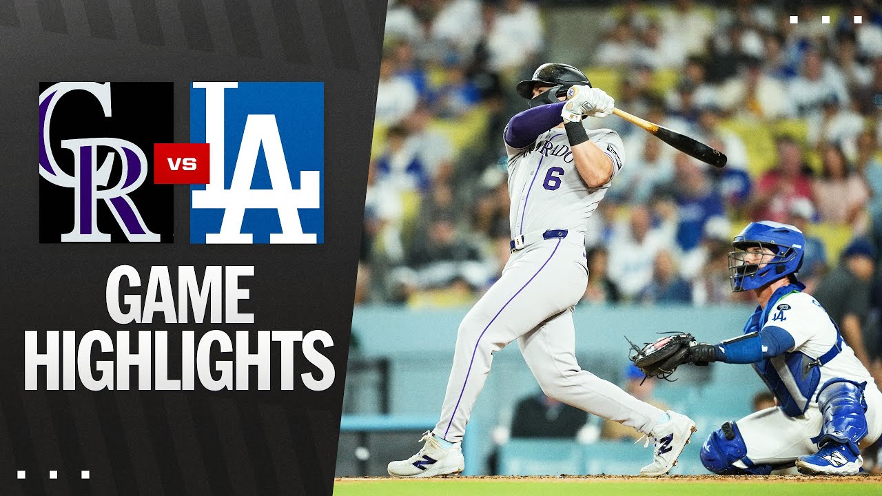 Rockies vs. Dodgers Game Highlights (9/8/25) | MLB Highlights