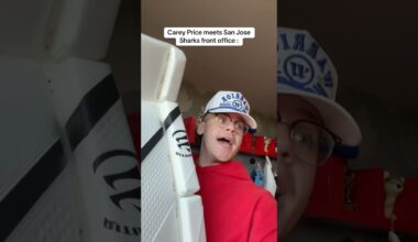 Carey Price meets San Jose Sharks😂 #hockey #nhl #sanjosesharks #careyprice #funny