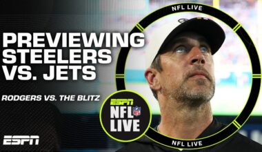 Mina Kimes is WORRIED about Aaron Rodgers vs. the Jets' blitz 👀 | NFL Live