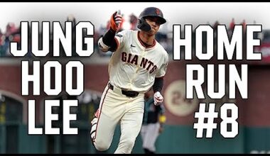 Jung Hoo Lee Golfs 8th Home Run of the Season | San Francisco Giants Highlights