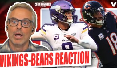 Vikings-Bears Reaction: JJ McCarthy leads EPIC comeback vs Caleb Williams | Colin Cowherd NFL
