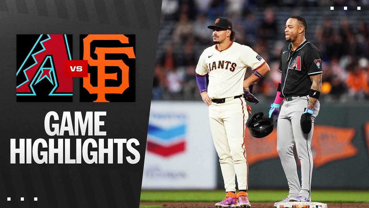 D-backs vs. Giants Game Highlights (9/8/25) | MLB Highlights