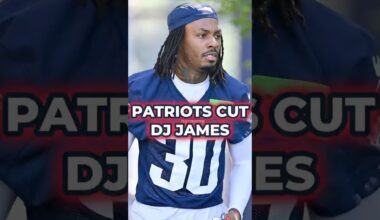 New England Patriots WAIVE CB D.J. James | Christian Gonzalez Returning? #patriots #nfl #shorts