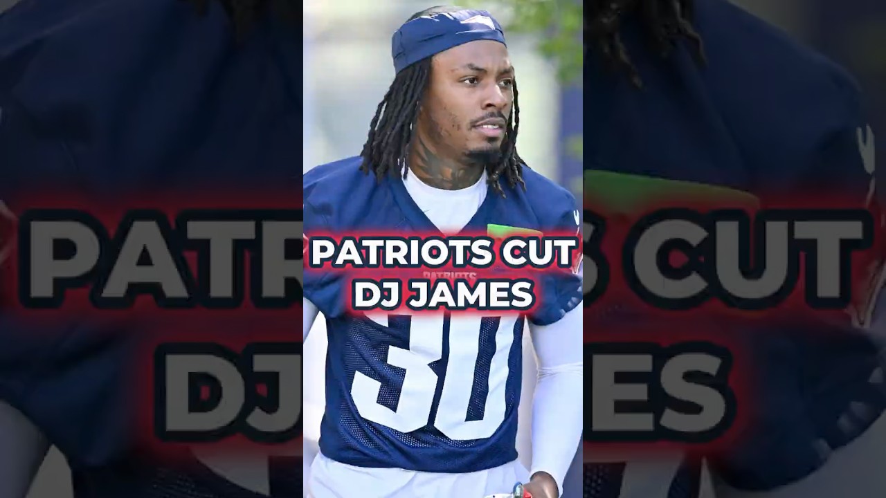 New England Patriots WAIVE CB D.J. James | Christian Gonzalez Returning? #patriots #nfl #shorts