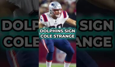 Miami Dolphins Sign Cole Strange To 53-Man Roster! #nfl #dolphins #shorts Dolphins Roster News