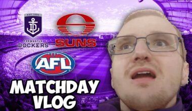CLOSE GAME THRILLER!!! Fremantle vs Gold Coast Suns AFL Finals Vlog