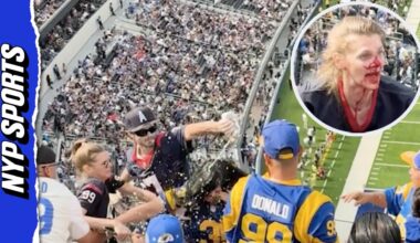 NEW ANGLES: Wild brawl BREAKS OUT at Texans-Rams game