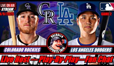 Los Angeles Dodgers vs Colorado Rockies ⚾ MLB Baseball 🟢 LIVE STREAM MLB in 3D.