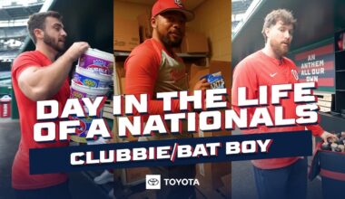 Clubbie + Bat Boy For The Washington Nationals | Day In The Life