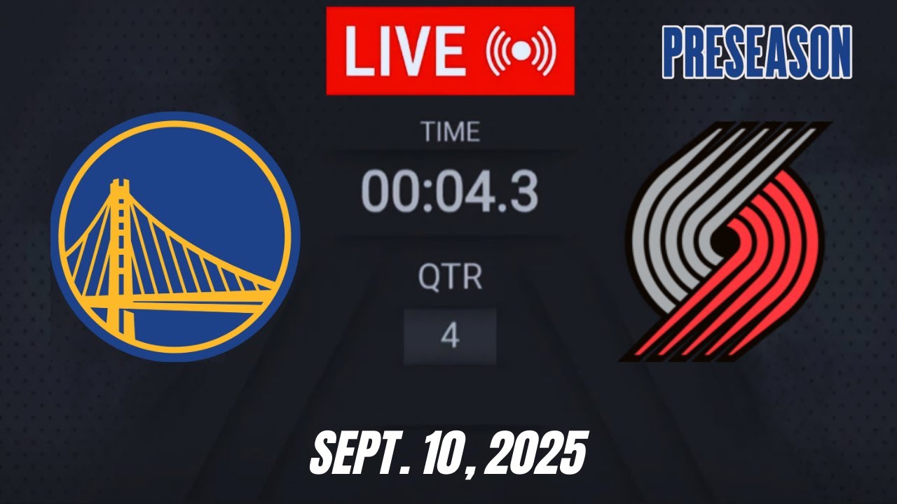 NBA LIVE! Portland Trail Blazers vs Golden State Warriors September 10, 2025 Full Gameplay 2K26