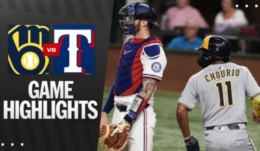Brewers vs. Rangers Game Highlights (9/9/25) | MLB Highlights