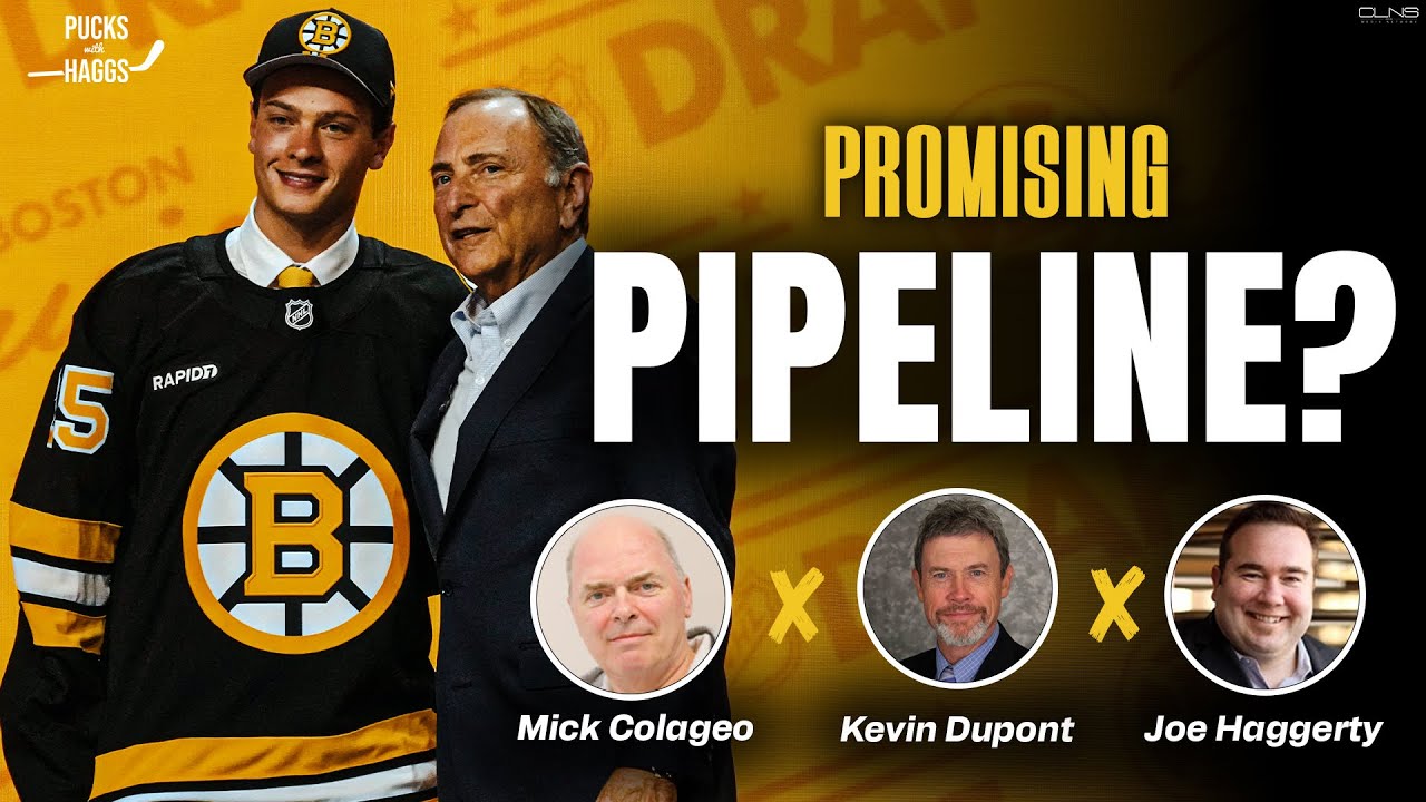 Is Bruins Development Pipeline IMPROVING? | Pucks with Haggs