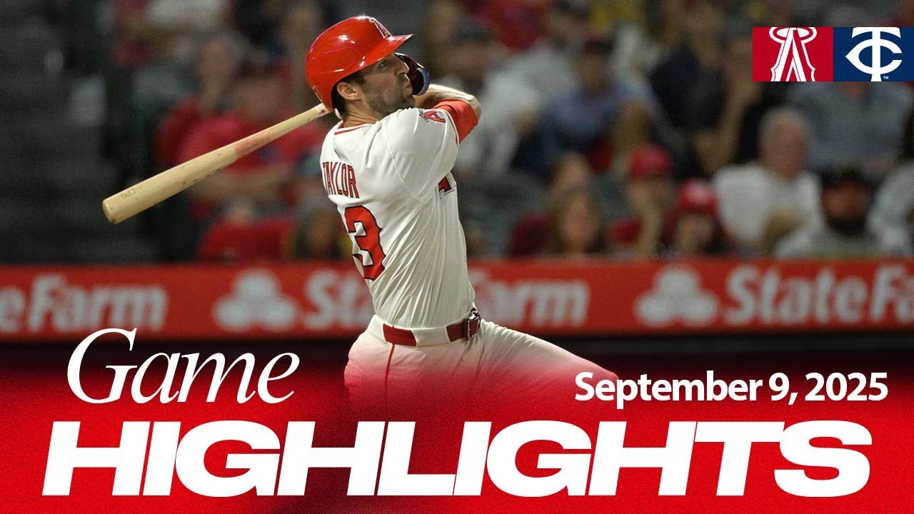 Twins vs. Angels Game Highlights (9/9/25) | MLB Highlights
