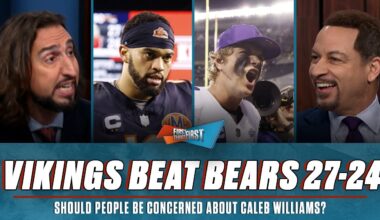 ‘Much worse’ feeling about Caleb Williams following Bears’ loss to Vikings | FIRST THINGS FIRST