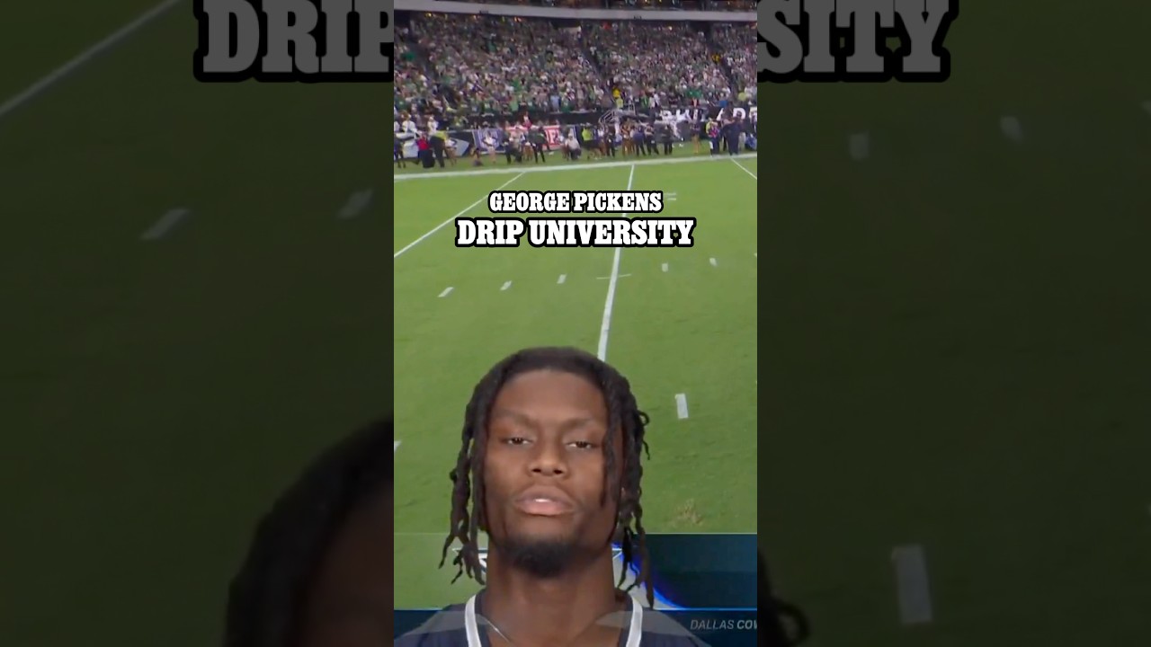 George Pickens: Drip University 💧#DallasCowboys #NFL #football #GeoregPickens #drip #footballedit