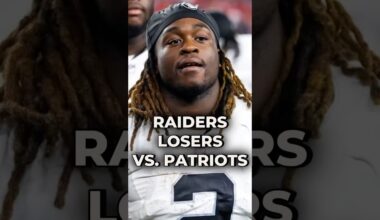 Raiders LOSERS From The Week 1 Matchup vs. The Patriots #raiders #nfl #shorts