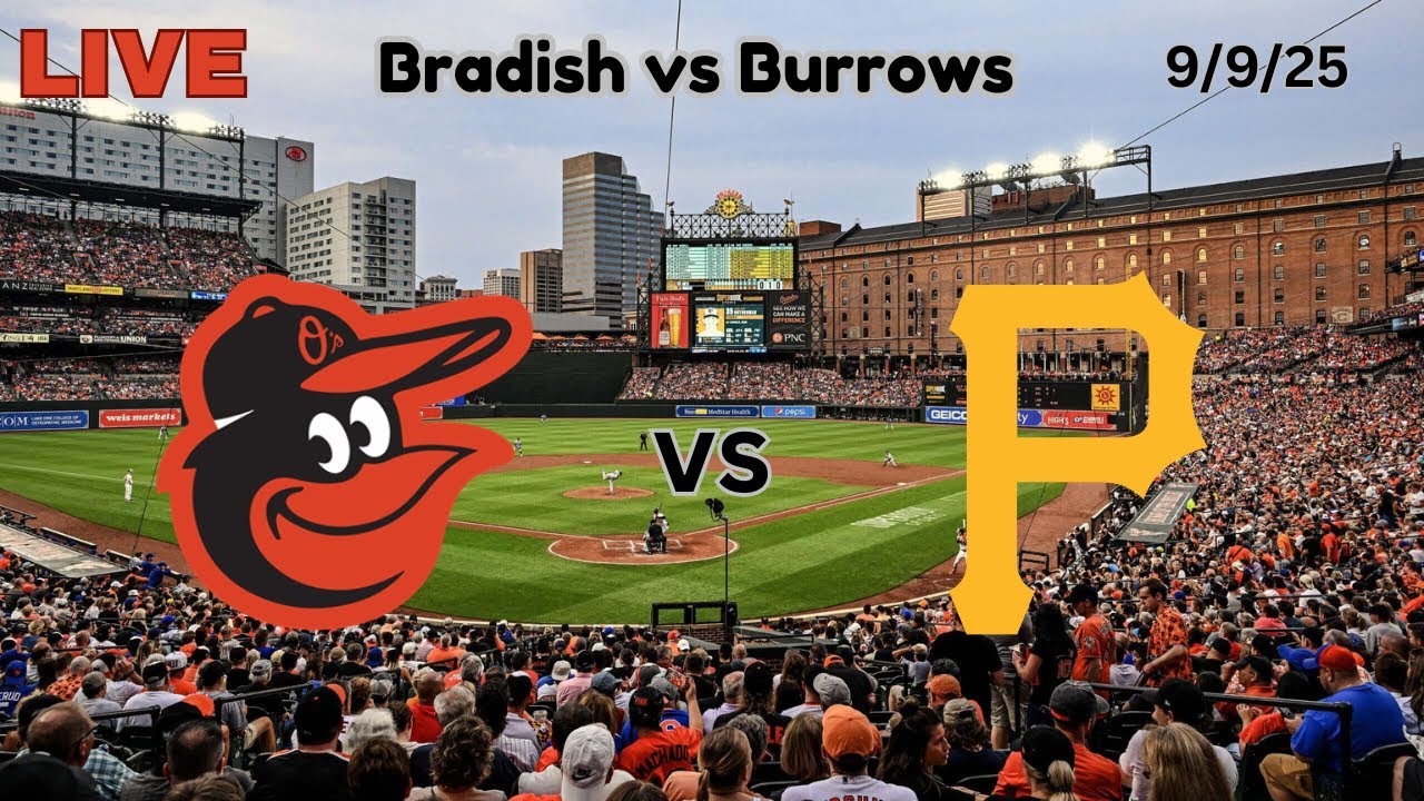 Baltimore Orioles vs Pittsburgh Pirates | LIVE! Play-by-Play & Commentary | 9/9/25 | Game #144