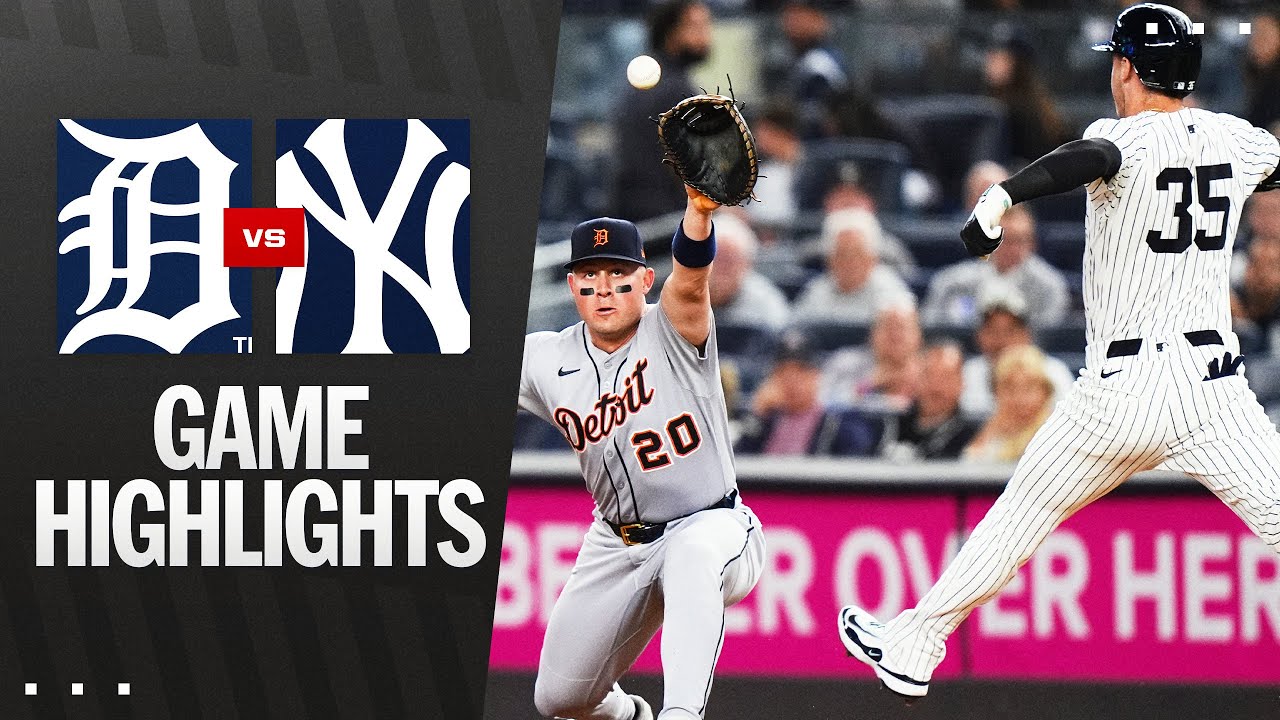 Tigers vs. Yankees Game Highlights (9/9/25) | MLB Highlights