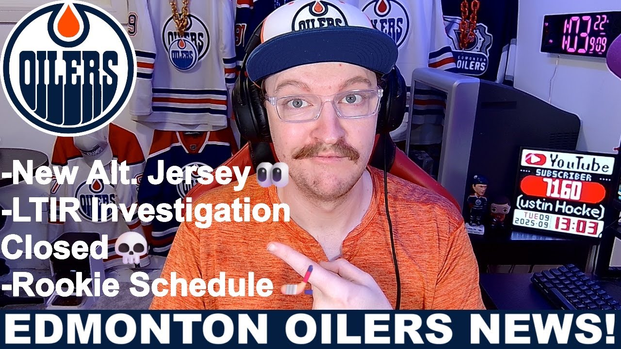 Oilers News Update! | LTIR Investigation Closed | New Alternate Jersey | Rookie Roster & Schedule