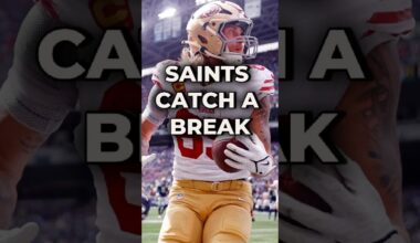 New Orleans Saints CATCH A BREAK After The Latest 49ers Injury News #shorts #nfl Saints News
