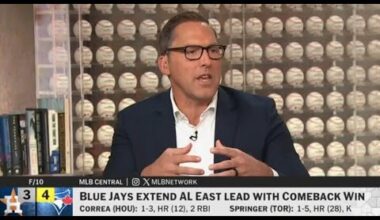 MLB Network | Mark Derosa IMPRESSED Blue Jays extend AL East lead with comeback win over Astros