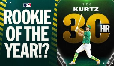AL Rookie of the Year LOCKED UP!? 🔐 Nick Kurtz crushes his 30th home run of the year for the A's!