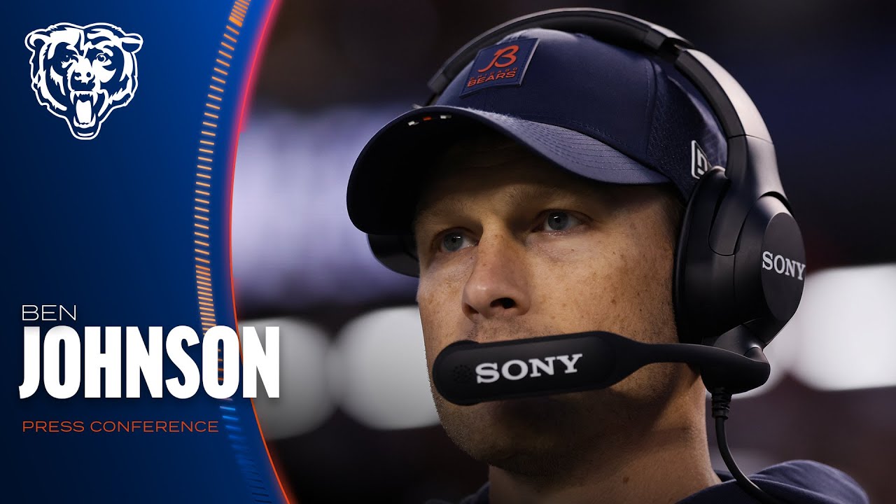 Ben Johnson looks ahead to Week 2 matchup vs. Lions | Chicago Bears