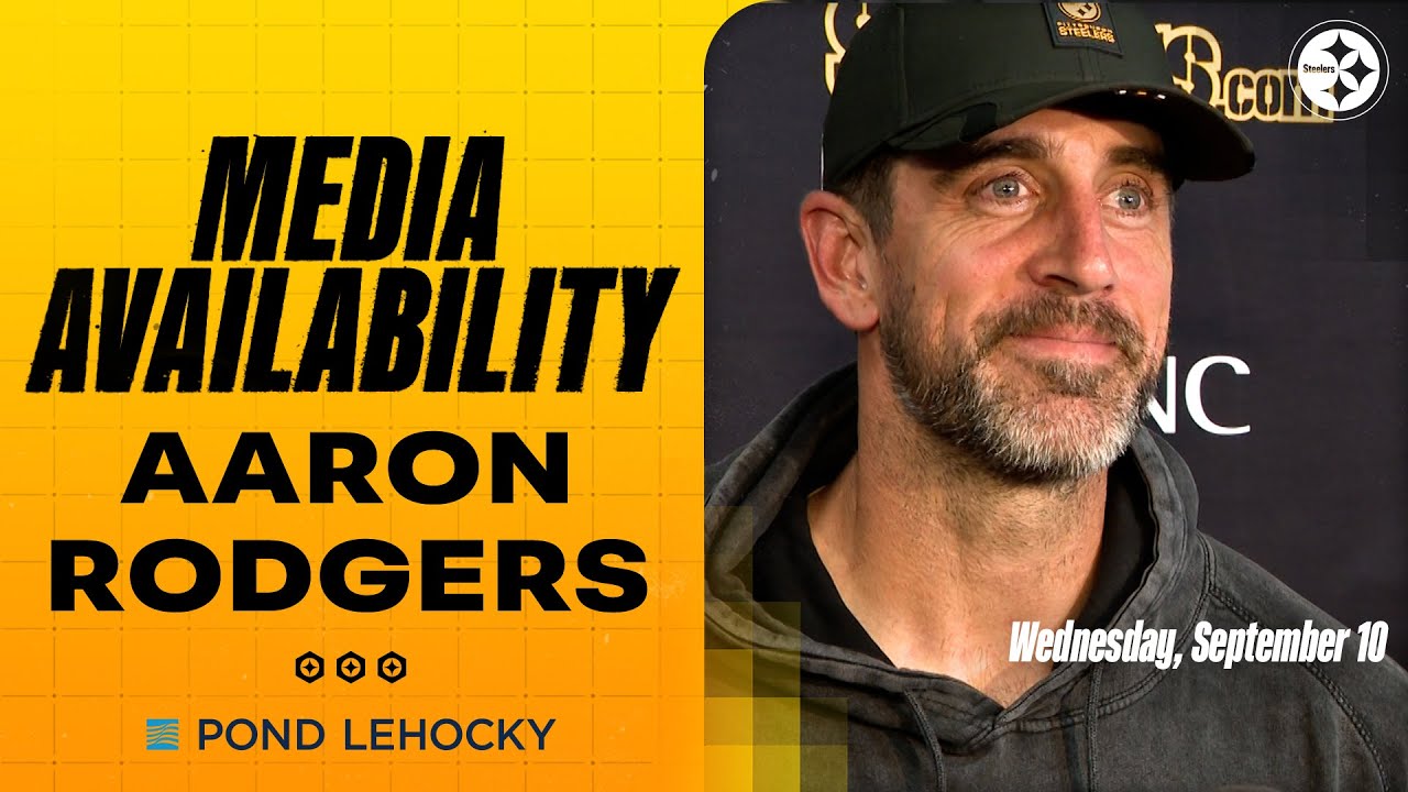 Aaron Rodgers Media Availability (Spet. 10) | Pittsburgh Steelers