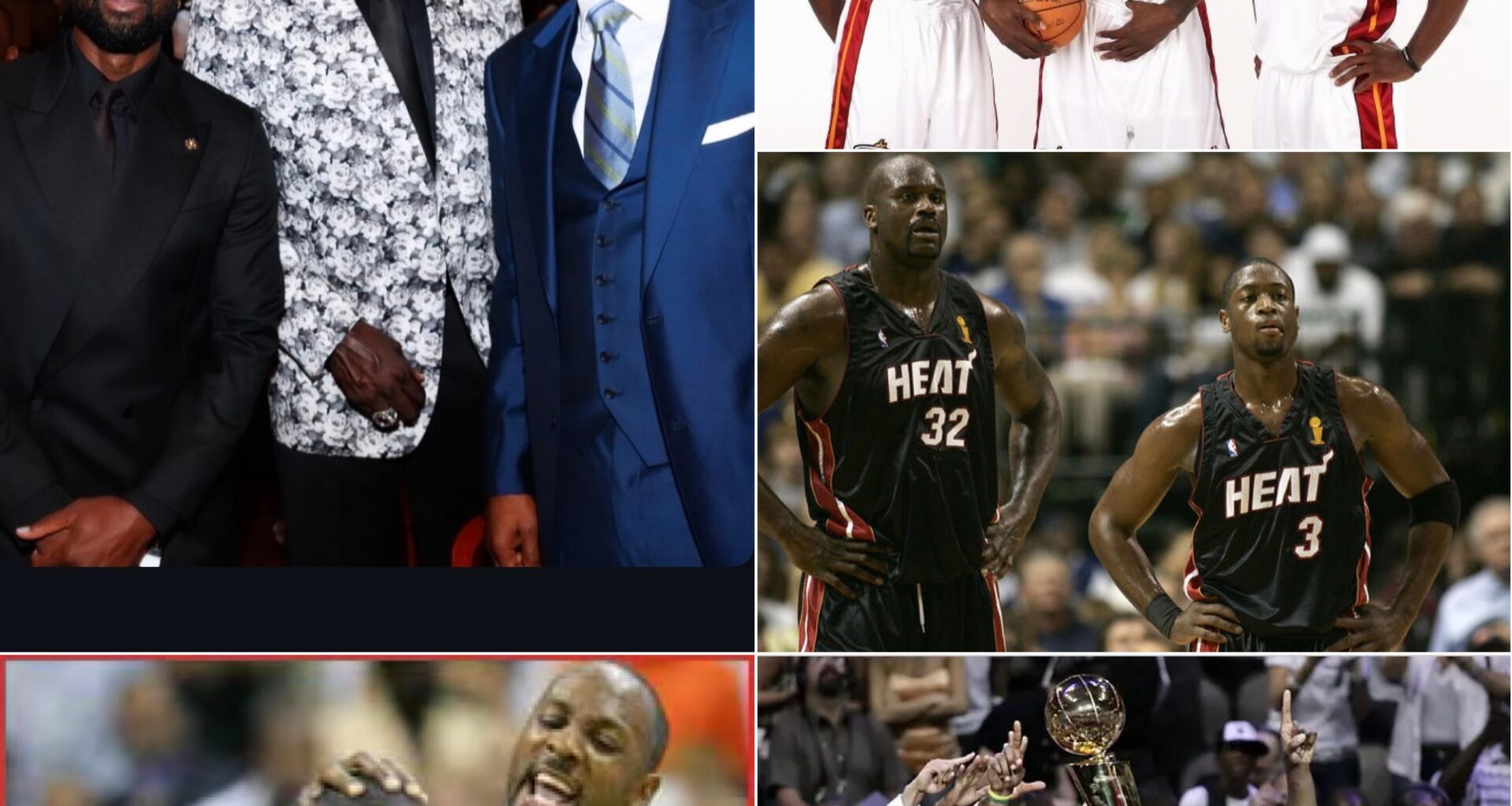 Time flies Wade Shaq Zo!!!! They set the foundation