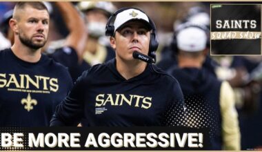 SAINTS SQUAD SHOW: New Orleans Saints Must BE MORE AGGRESSIVE In Their Gameplan Against 49ers