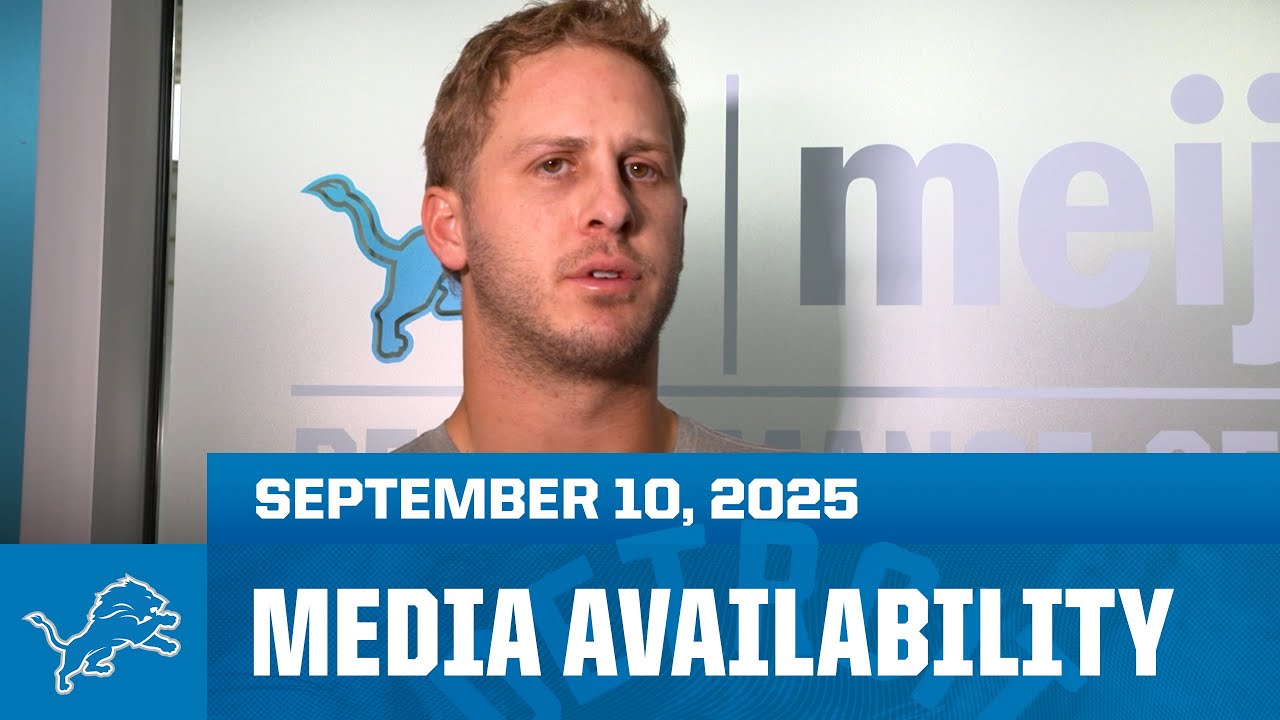 Detroit Lions players meet with the media | September 10, 2025