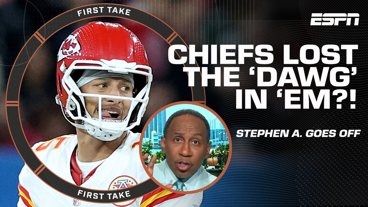 Stephen A. ACCUSES the Chiefs of being 'PUNCH DRUNK' heading into the season 👀 | First Take