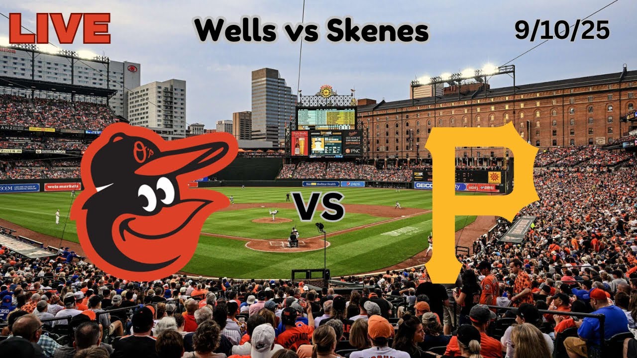 Baltimore Orioles vs Pittsburgh Pirates | LIVE! Play-by-Play & Commentary | 9/10/25 | Game #145