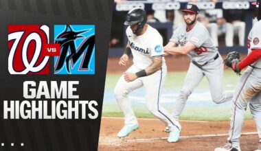 Nationals vs. Marlins Game Highlights (9/10/25) | MLB Highlights