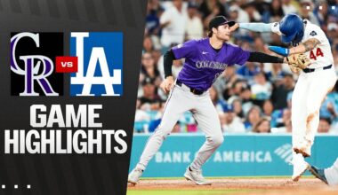 Rockies vs. Dodgers Game Highlights (9/10/25) | MLB Highlights