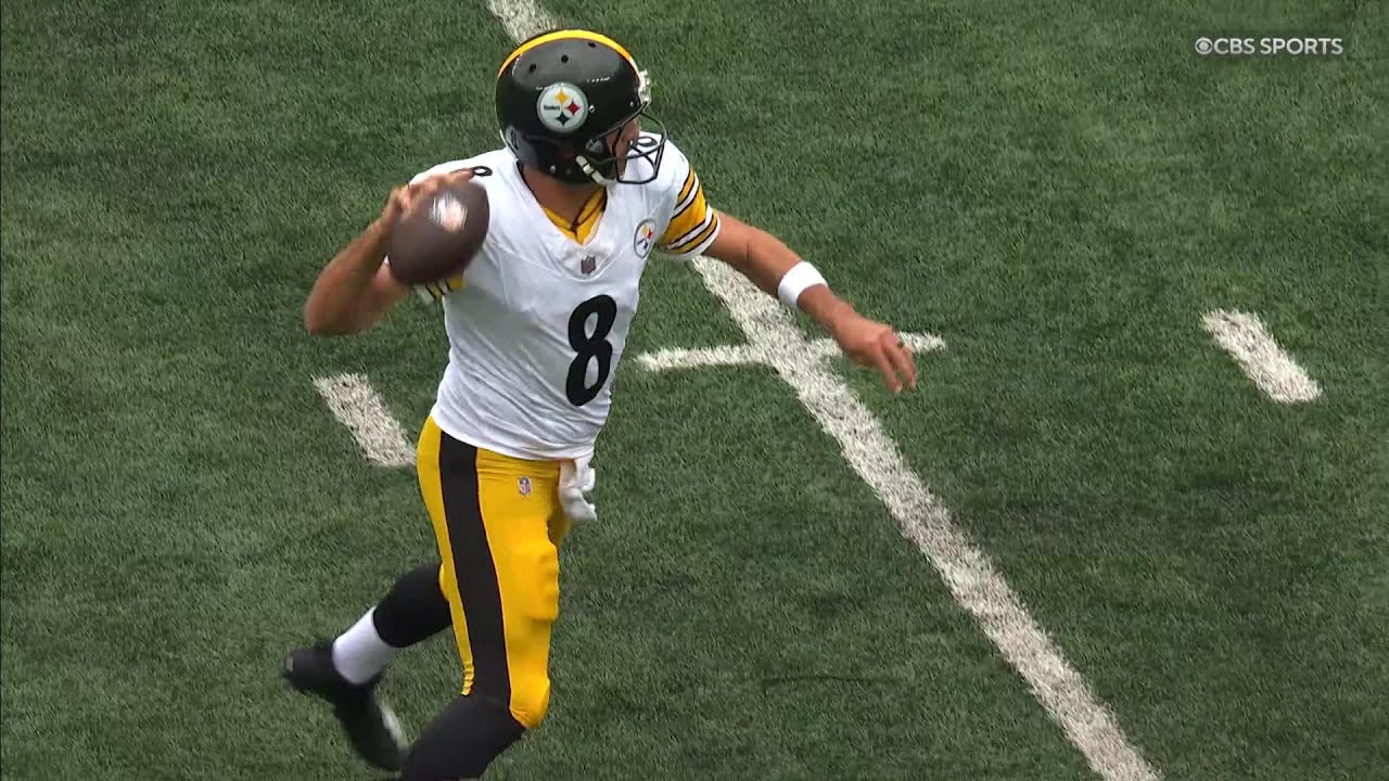 Rodgers slings first TD as a Steeler!!