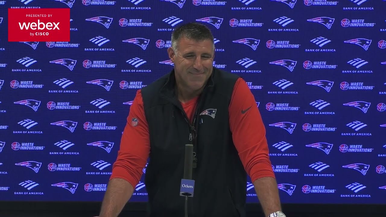 Vrabel: "We Have to Have Great Leadership, Great Focus, & an Energy to Improve." | Press Conference