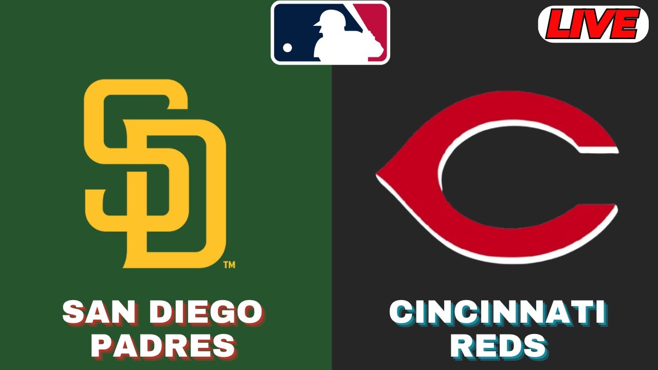 🔴LIVE : Cincinnati Reds Vs San Diego Padres | MLB 2025 | MLB Live Baseball Score