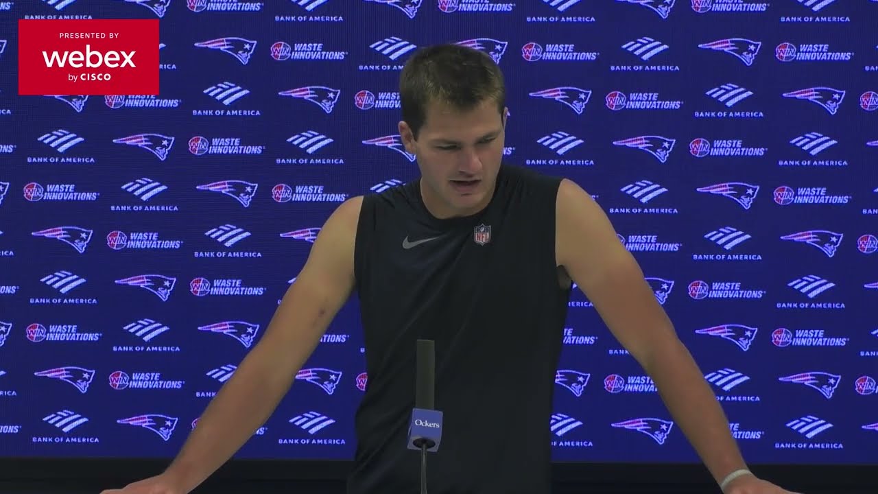 Drake Maye: "You Got to Bring it Every Week." | Patriots Press Conference