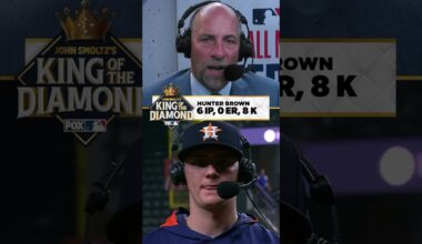 Hunter Brown is John Smoltz's King of the Diamond! 👑💎 #astros  #mlb #hunterbrown
