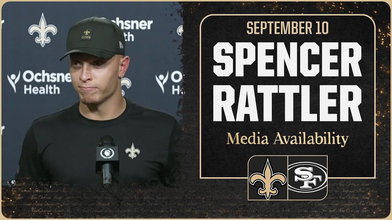 Spencer Rattler on practicing with officials, 49ers defense | New Orleans Saints