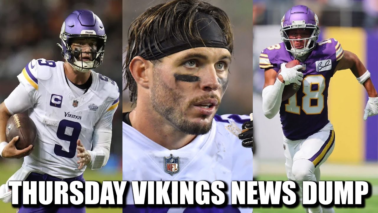 Minnesota Vikings News Dump (9.11.2025) | JJ NFC OPOTW! Harrison Speaks. Throwbacks Sunday.