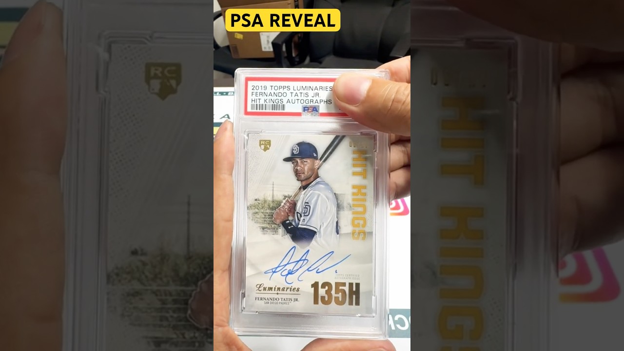 Fernando Tatís Jr San Diego Padres PSA reveal #mlb #psa #baseball #sportscards ￼