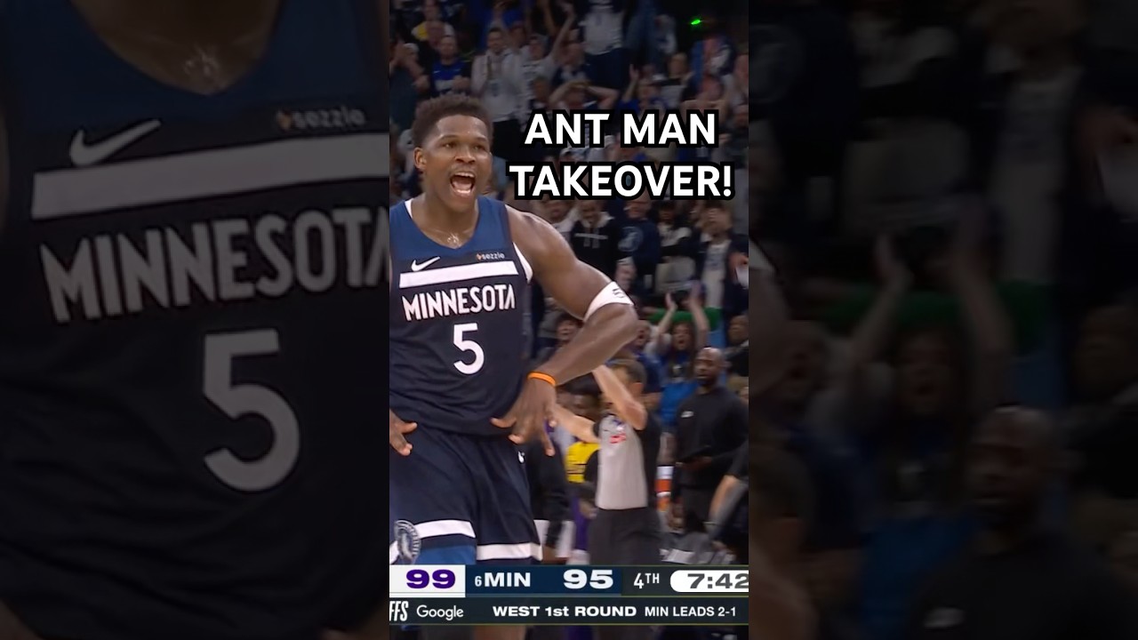 When Anthony Edwards took over Game 4 vs Lakers 🔥