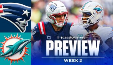 NFL Week 2 Game Preview and Predictions: Patriots at Dolphins