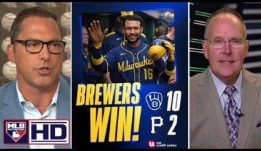 MLB Network | Craig Coshun REACTS Jacob Misiorowski cruises as Brewers sweep Pirates with 10-2 win