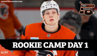 Breaking down Alex Bump, Jett Luchanko and Day 1 of Flyers Rookie Camp | PHLY Flyers Podcast